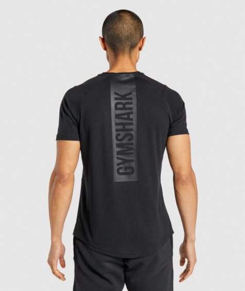 Men's Gymshark Bold T-Shirts Black | NZ 3TFVKX